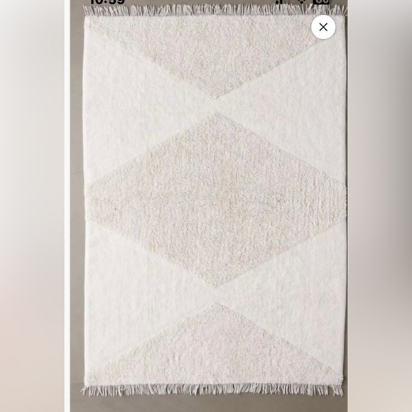 Urban Outfitters Looped Geo Rug 5 x 7 NWT - Picture 1 of 12